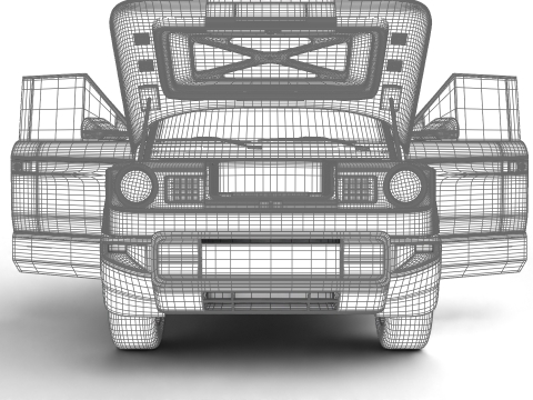 Slate Truck Fastback SUV 2027 HQ Modelo 3D