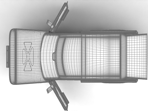 Slate Truck Fastback SUV 2027 HQ Modelo 3D