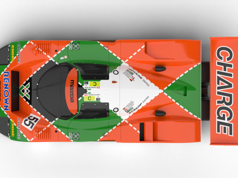 Mazda 787B 55 24h LeMans Racing 1991 3D 모델