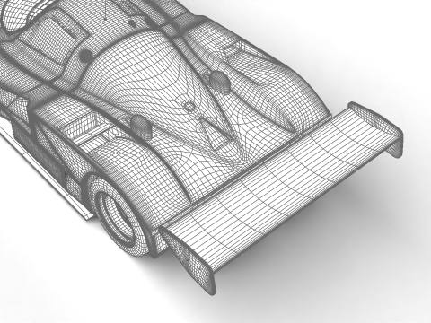 Mazda 787B 55 24h LeMans Racing 1991 3D 모델