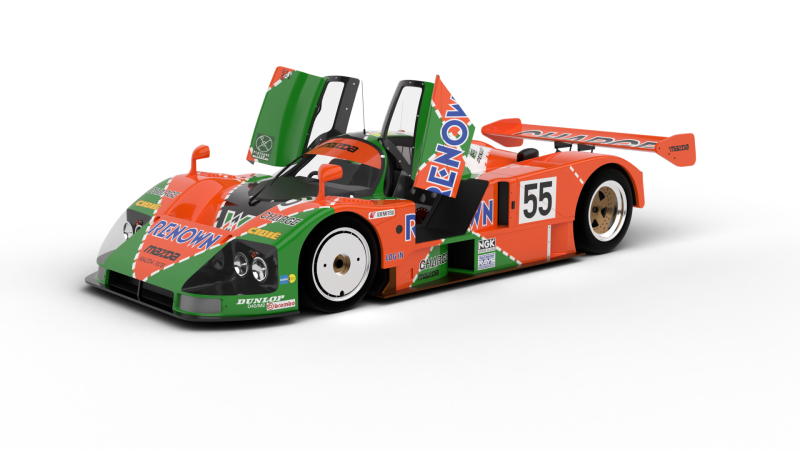 Mazda 787B 55 24h LeMans Racing 1991 HQ Model 3D .c4d .max .obj .3ds .fbx .stl .blend