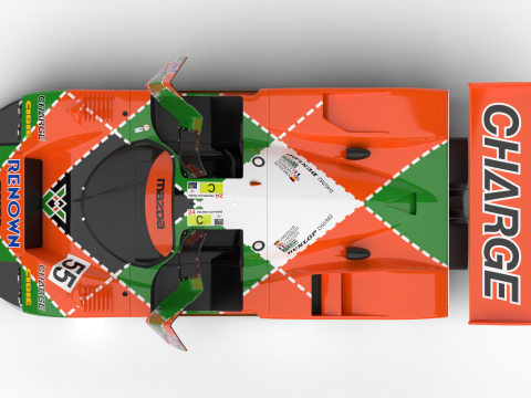 Mazda 787B 55 24h LeMans Racing 1991 HQ Model 3D