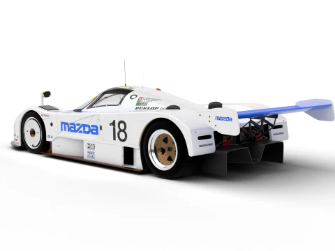 Mazda 787B 15 Racing 1991 3D Model
