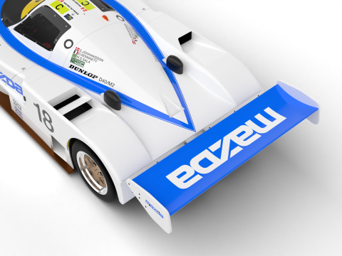 Mazda 787B 15 Racing 1991 3Dモデル