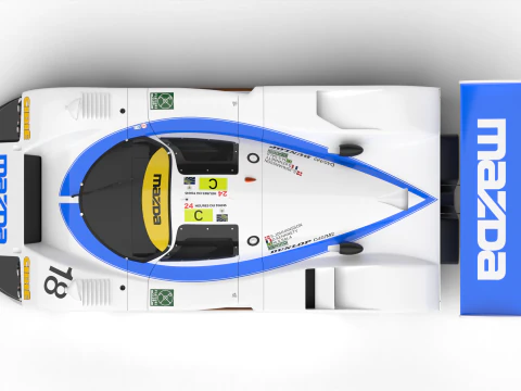 Mazda 787B 15 Racing 1991 3D Model