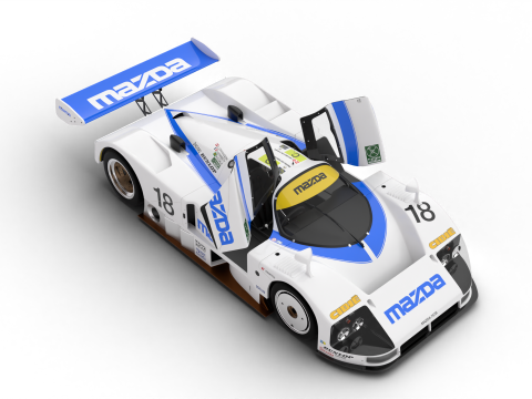 Mazda 787B 15 Racing 1991 HQ 3D Model