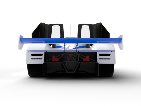 Mazda 787B 15 Racing 1991 HQ 3D Model