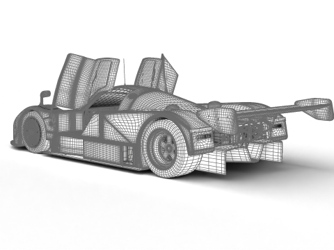 Mazda 787B 15 Racing 1991 HQ 3D Model