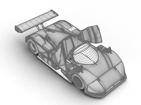 Mazda 787B 15 Racing 1991 HQ 3D Model