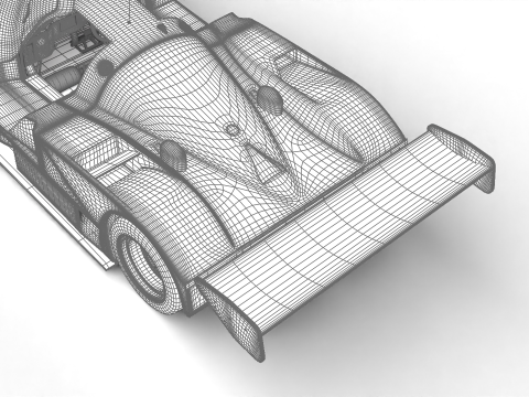 Mazda 787B 15 Racing 1991 HQ 3D Model