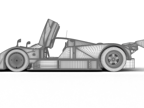 Mazda 787B 15 Racing 1991 HQ 3D Model