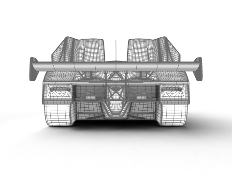 Mazda 787B 15 Racing 1991 HQ 3D Model