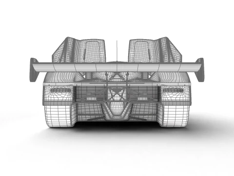 Mazda 787B 15 Racing 1991 HQ 3D Model
