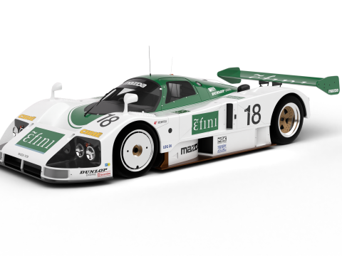 Mazda 787B Efini Racing 1991 Model 3D