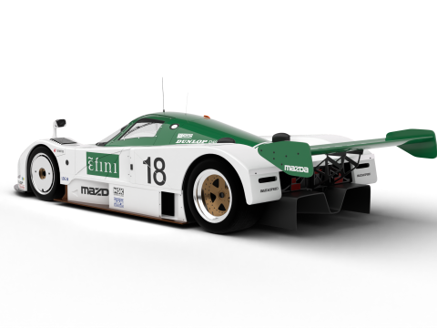 Mazda 787B Efini Racing 1991 Modelo 3D
