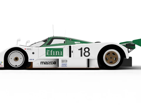 Mazda 787B Efini Racing 1991 3D Model