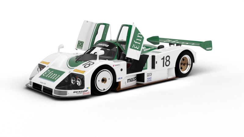 Mazda 787B Efini Racing 1991 HQ Modelo 3D .c4d .max .obj .3ds .fbx .stl .blend