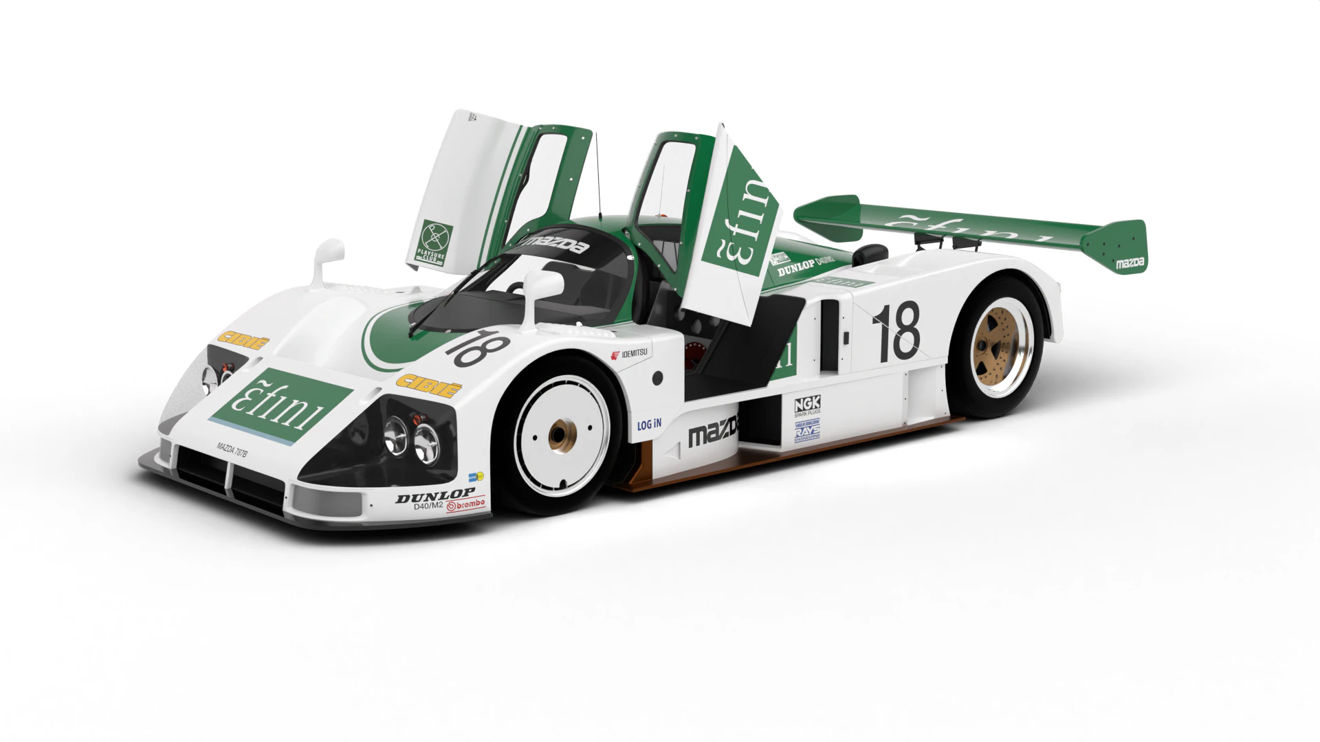Mazda 787B Efini Racing 1991 HQ 3D Model in Racing 578666 | 3DExport