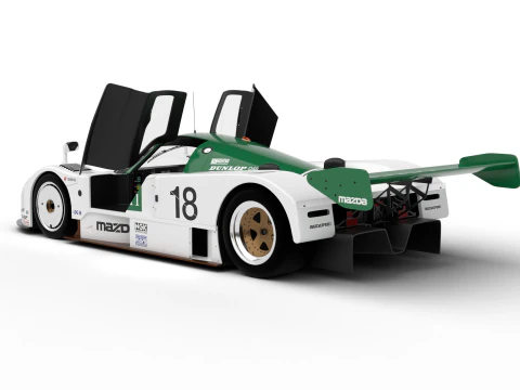 Mazda 787B Efini Racing 1991 HQ 3D Model in Racing 578666 | 3DExport