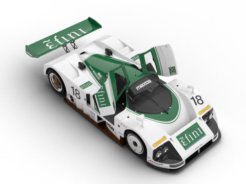 Mazda 787B Efini Racing 1991 HQ Modelo 3D