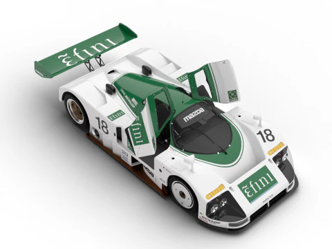 Mazda 787B Efini Racing 1991 HQ 3D Model in Racing 578666 | 3DExport