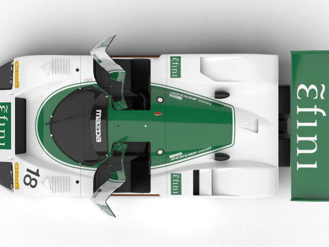 Mazda 787B Efini Racing 1991 HQ Modelo 3D