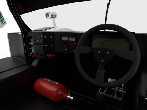 Mazda 787B Efini Racing 1991 HQ Modelo 3D