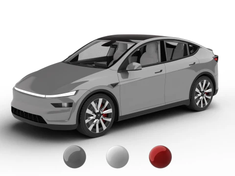 Tesla Model Y 2025 Model 3D