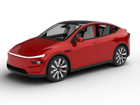 Tesla Model Y 2025 3D 模型
