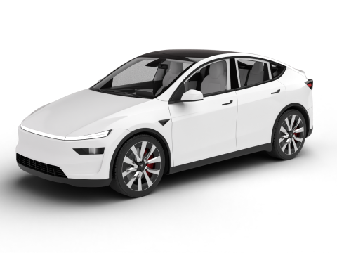 Tesla Model Y 2025 3D 模型