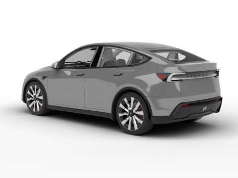 Tesla Model Y 2025 3D 模型