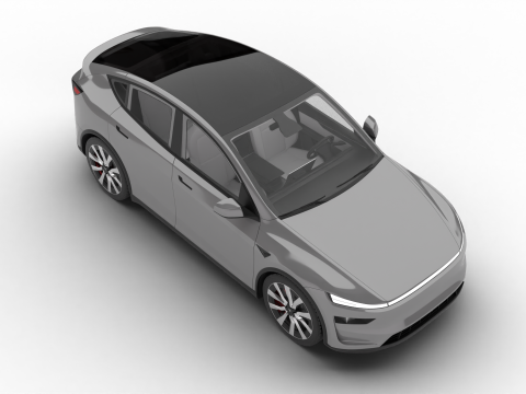Tesla Model Y 2025 3D 模型