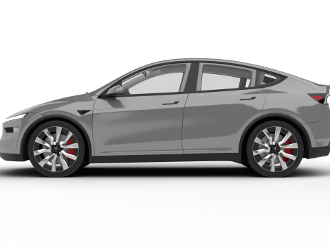 Tesla Model Y 2025 3D 模型
