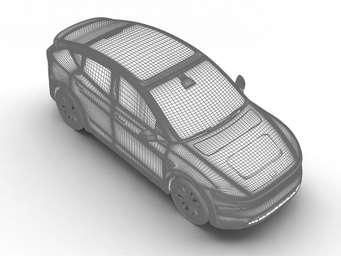Tesla Model Y 2025 3D 模型