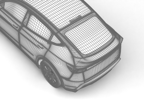 Tesla Model Y 2025 3D 模型