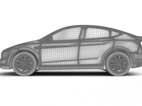 Tesla Model Y 2025 3D Model