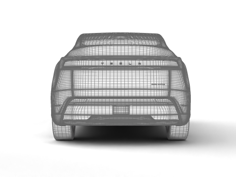 Tesla Model Y 2025 3D 模型