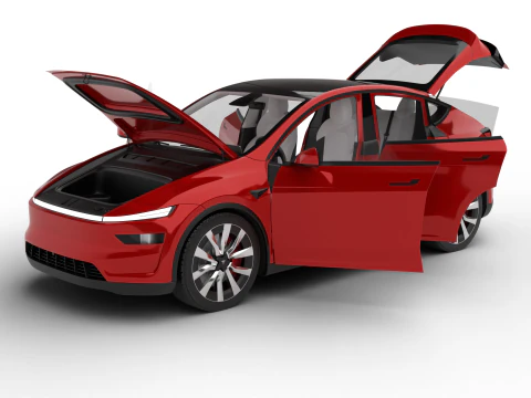 Tesla Model Y 2025 HQ 3D Model