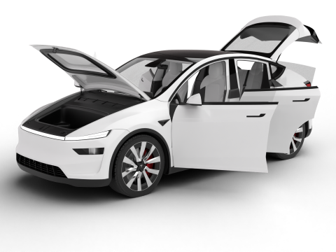 Tesla Model Y 2025 HQ 3Dモデル