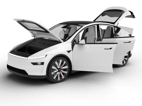 Tesla Model Y 2025 HQ 3D Model