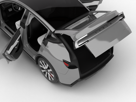 Tesla Model Y 2025 HQ 3Dモデル