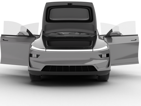 Tesla Model Y 2025 HQ 3Dモデル