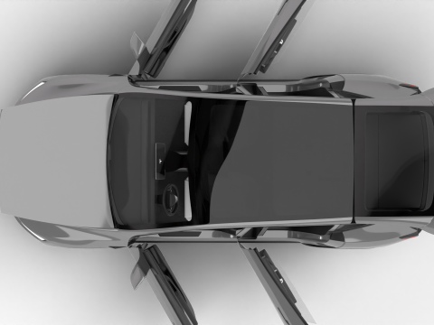 Tesla Model Y 2025 HQ 3Dモデル