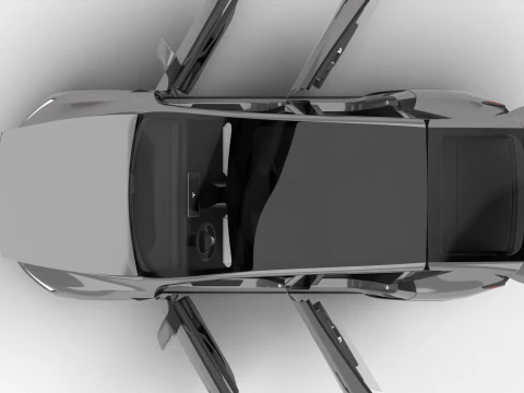 Tesla Model Y 2025 HQ 3D Model