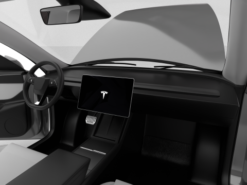 Tesla Model Y 2025 HQ 3Dモデル