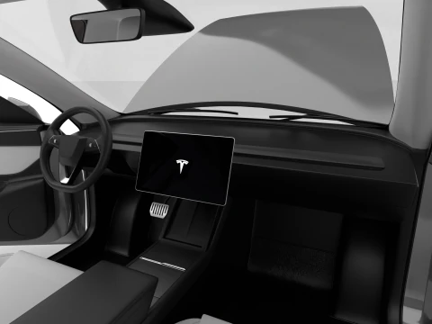Tesla Model Y 2025 HQ 3D Model