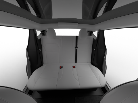 Tesla Model Y 2025 HQ 3Dモデル