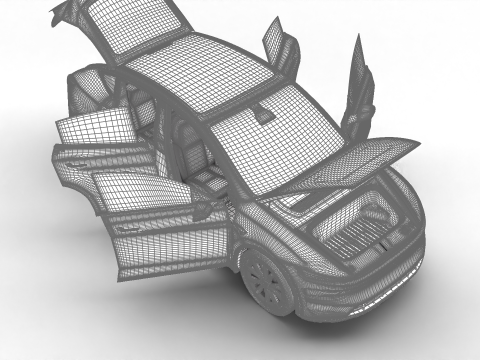 Tesla Model Y 2025 HQ 3Dモデル