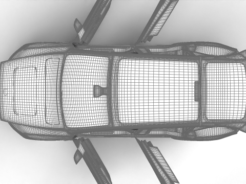 Tesla Model Y 2025 HQ 3Dモデル