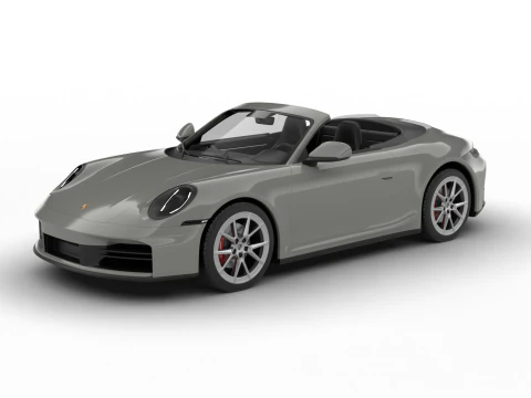 Porsche 911 Carrera S Cabrio 2025 3D Model